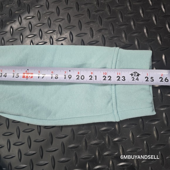 Nautica Mens XL Quarter Zip Fleece Pullover Light Blue Mint Casual - Picture 10 of 10